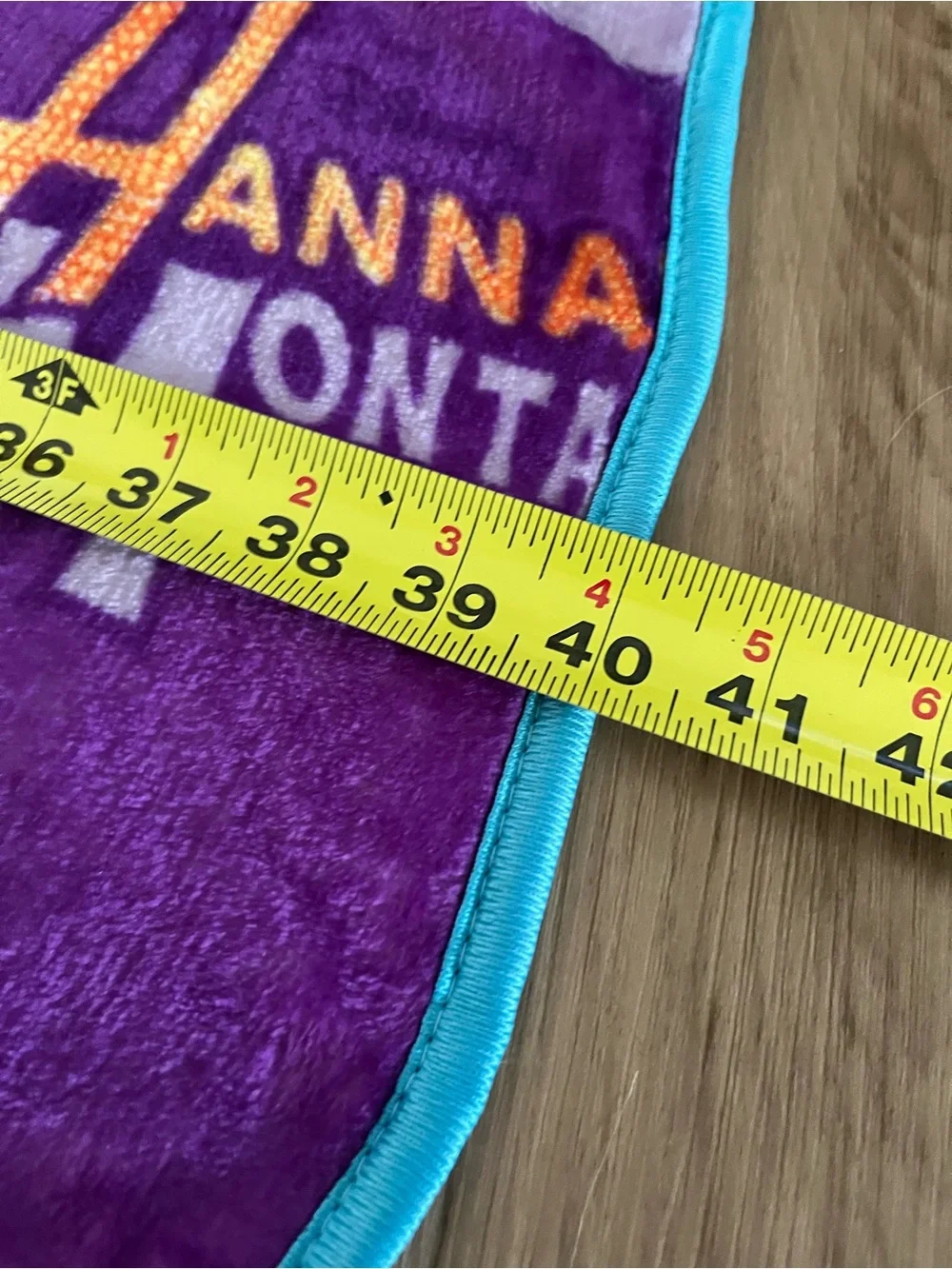 Hanna Montana Fleece Oeko Tex Disney Blanket